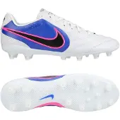 Nike Tiempo Ligera Pro AG Attack - Vit/Svart/Blå/Pink Blast - Konstgräs (AG), storlek 40