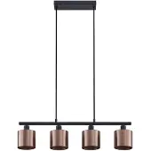 LINDBY Hänglampa Joudy , dimbar, Brun / mässing, Vardagsrum / matsal, Metall, Modern, Pendellampa