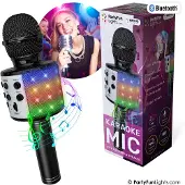 Partyfunlights Bluetooth karaokemikrofon med högtalare
