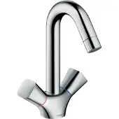 Hansgrohe Tvättställsblandare Logis 2-grepp hög krom