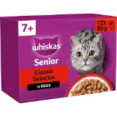 Whiskas 7+ Classic Selection i sås våtfoder katt multipack (påsar 85 g)