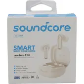 Soundcore P40i - True wireless-hörlurar med mikrofon - inuti örat - Bluetooth - aktiv brusradering - havre vit