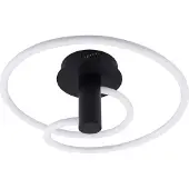 LUCANDE LED taklampa Valenora , dimbar, Vitt / opal, Vardagsrum / matsal, Syntetmaterial, Modern, LED-taklampa