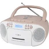 Reflexion CD-radio Tragbarer Radiorecorder DAB+, DAB, FM Vit, Rosa