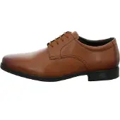 Clarks för män. 26162017 Howard Walk bruna läderskor (42), Hud, Karta, Nyckelband, Casual