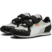 Puma Sneaker 'Cabana Racer' rökgrå / mandarin / svart / vit