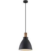 LINDBY Taklampa , Trebale, dimbara, Svart, Vardagsrum, Metall, Skandinavisk