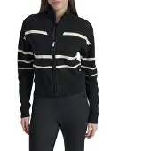 DKNY Open Stitch Stripe Logo Jacka