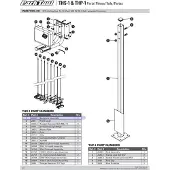 Park Tool Thp-1 Mounting Post Arbetsbänk