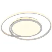 LUCANDE LED taklampa Noud , dimbar, Aluminium / grå / zink, Sovrum, Metall, Modern, LED-taklampa