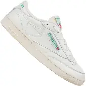 Reebok Låg sneaker 'Club C 85' marinblå / ljusgrön / eldröd / naturvit