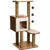 Vesper V-High base klösmöbel, valnöt, 56 x 56 x 121,5 cm