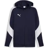 Puma Luvtröja teamEVOSTRIPE - Marinblå/Silver/White, storlek Medium