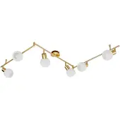 LINDBY Spotlight tak ELAINA , dimbar, Mässing / guld, Vardagsrum / matsal, Metall, Modern, Taklampa