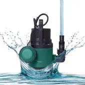 Vonroc Dränkbar pump 300W – 6500L / h | För rent och lätt förorenat vatten