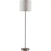 LINDBY Golvlampa Parsa , Vitt / opal, Vardagsrum / matsal, Textil / tyger / siden, Ungt boande, Golvlampa