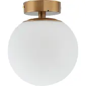 LUCANDE Taklampa Bidolo , dimbar, Mässing / guld, Badrum, Glas, Taklampa