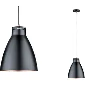 Paulmann Neordic Rolad 79609 Pendellampa LED E27 20 W Koppar matt, Svart (matt)