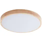 LINDBY Smart taklampa Innes , dimbar, Ljust trä, Vardagsrum / matsal, Trä, Modern, Smarta hem taklampa