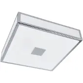 LINDBY Taklampa Eniola , dimbar, Förkromad / silver, Badrum, Syntetmaterial, Modern, Taklampa