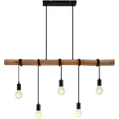 LINDBY Hänglampa Rom , dimbar, Ljust trä, Vardagsrum / matsal, Trä, Modern, Pendellampa