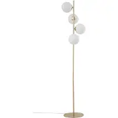 LUCANDE Golvlampa , Isandro, Guld / mässing, Vardagsrum, Metall, Modern