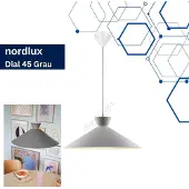 Nordlux Taklampa , Dial, dimbara, Grå, Kök, Metall, Skandinavisk