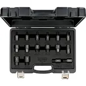 Ks Tools 152.1105 Skruvadapter-sats för injektorer-utdragarverktyg, 16-delars