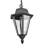 LINDBY Edana utomhushänglampa, 40 cm, antracit, E27, IP44 , dimbar, Svart, Aluminium / grå / zink, Modern