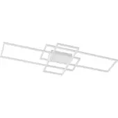 LINDBY LED taklampa Caitilin , dimbar, Vitt / opal, Vardagsrum / matsal, Metall, Modern, LED-taklampa