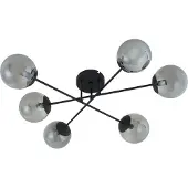 LINDBY Taklampa Isamer , dimbar, Svart, Vardagsrum / matsal, Metall, Modern, Taklampa
