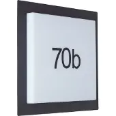 Brilliant Sten G96503/75 Utomhusväggbelysning LED 14 W Vit, Svart