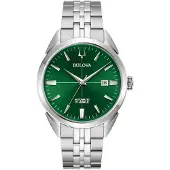 Bulova Sutton Rostfritt Stål Grön Urtavla Automatisk 96B424 Herrklocka grön