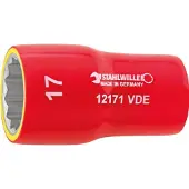 Stahlwille 12171 VDE-9 02380009 Dubbelsexkant Hylsnyckelinsats 9 mm 3/8