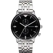 Giorgio Armani Analog klocka svart / silver
