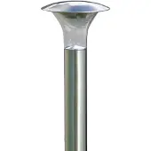 LINDBY Solcellslampa JOLIN , Aluminium / grå / zink, Rostfritt stål, Modern, Solcellslampor