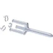 Hellermanntyton TPPexpand3.3_Prong Reservdorn Silver Metall Innehåll: 1 st