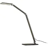 LUCANDE Bordslampa , Mion, dimbara, Grå, Arbetsrum / hemkontor, Metall, Modern