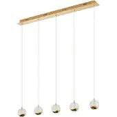 LUCANDE Glas pendellampa Hayley , Genomskinlig / transpare, Vardagsrum / matsal, Glas, Modern, Pendellampa