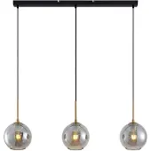LINDBY Glas pendellampa Hiwana , dimbar, Aluminium / grå / zink, Vardagsrum / matsal, Glas, Modern, Pendellampa