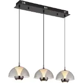 Globo Pendellampa Arus, Aluminium / grå / zink, Vardagsrum / matsal, Metall