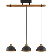 LINDBY Hänglampa Flurin , dimbar, Svart, Vardagsrum / matsal, Metall, Modern, Pendellampa