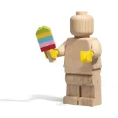LEGO Rum Köpenhamn LEGO Minifigur i trä Dekoration