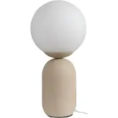 LINDBY Bordslampa , Lennes, Vit, Vardagsrum, Glas, Modern