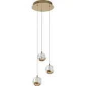 LUCANDE Taklampa , Hayley, Transparent, Vardagsrum, Glas, Modern