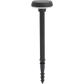 LINDBY Solcellslampa Brinca , Svart, Syntetmaterial, Modern, Solcellslampor