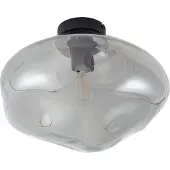 LINDBY Taklampa Lelia , dimbar, Aluminium / grå / zink, Vardagsrum / matsal, Metall, Design, Taklampa