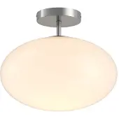 LINDBY Taklampa Sonika , dimbar, Aluminium / grå / zink, Vardagsrum / matsal, Taklampa