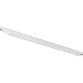 Arcchio Harlow LED-ljusramp, vit, 109 cm, 4.000 K, Vitt / opal, Arbetsrum / kontor, Aluminium / grå / zink, Modern, Spotlight skena