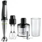 Braun MultiQuick 7 0X22111427, Stavmixer, Iskrossning, 1,2 m, 1000 W, Svart, Satinstål